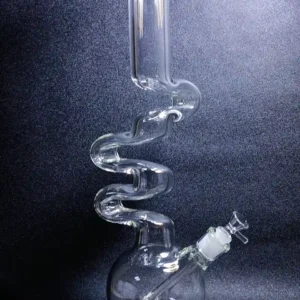 18″ 7mm Thick Bubble Base Glass Zong Bong