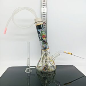 8″ Zombie Rick Mini Beaker Glass Bong