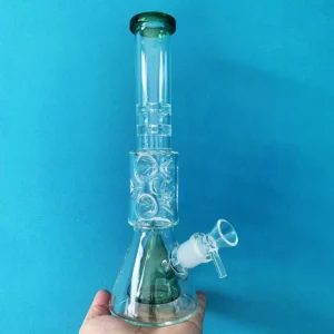 12″ Beaker Bong with Collins Perc & Dual Diffusion