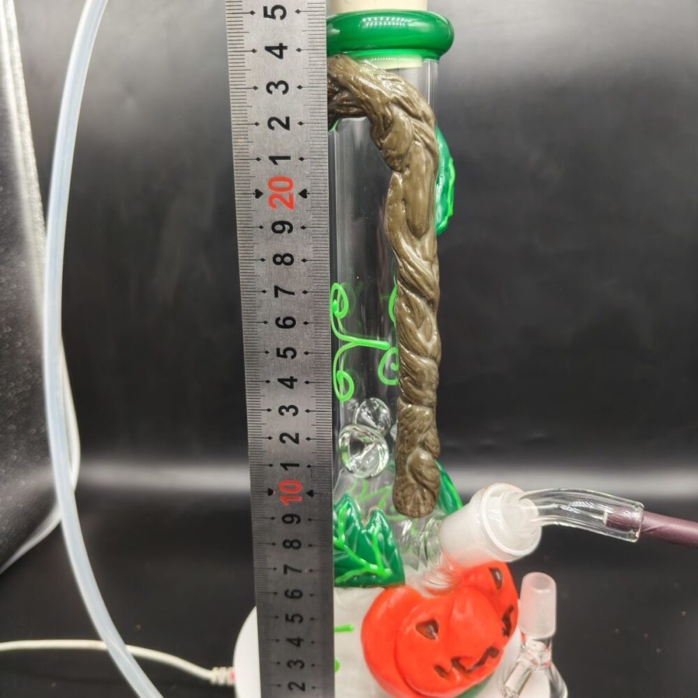 10″ Halloween 3D Pumpkin Glow-in-the-dark Bong