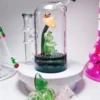 6″ Frog Mushroom Cloche Glass Bong