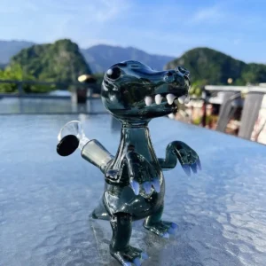 5″ Glass T-Rex Dinosaur Mini Bong Bubbler