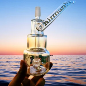 7.5″ Hitman Glass Triple-Chamber Mini Dab Rig