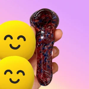 4″ Nebula Swirl Glass Spoon Pipe