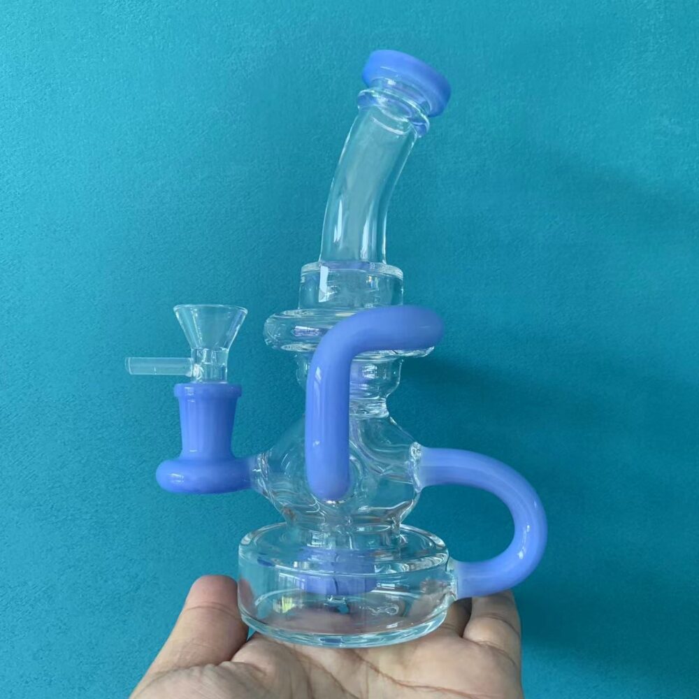 purple glass bongs
