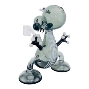 6″ Shadow Black Yoshi Dab Rig/Bubbler