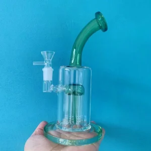 8.6″ Tree Perc Bent Neck Glass Bong