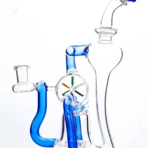 9″ Colorful Windmill Spinner Tornado Recycler Bong